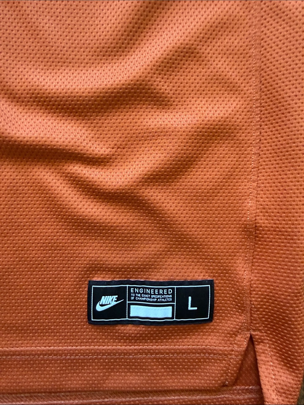 Nike Texas youth Burnt Orange Basketball Jersey #1, size large - Picture 6 of 9